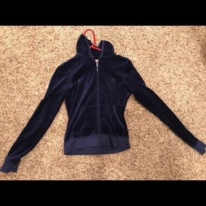 Navy blue Juicy Couture Zip-up!